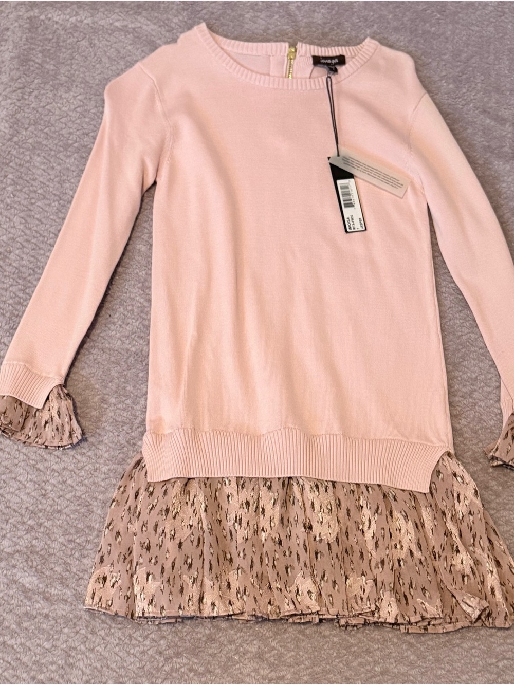 IMOGA Pink Jasper Sweater Girls Dress Sz. 7 🌸✨